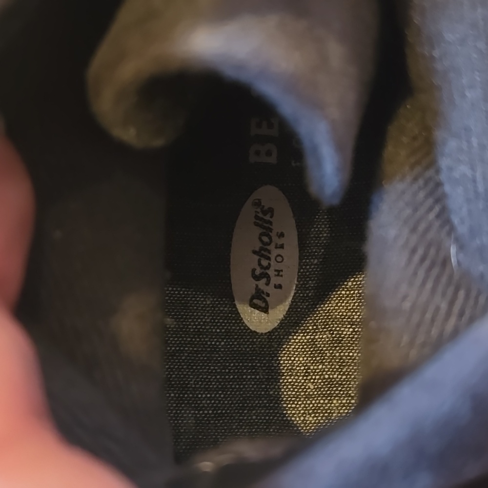 Dr. Scholl's Be Energized Foam Technology Gray Suede Dakota Ankle Wedge Booties - Picture 8 of 12